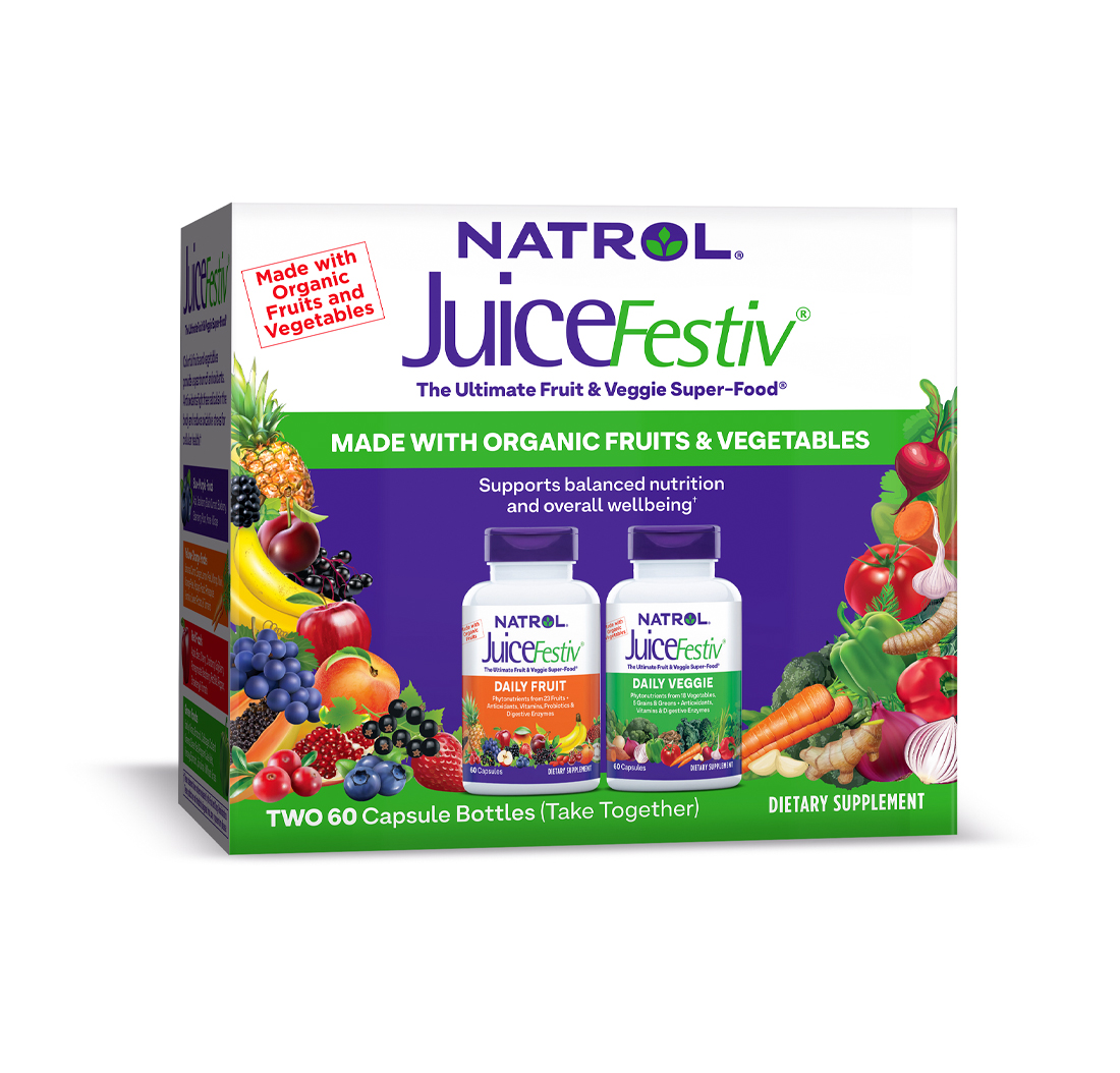 JuiceFestiv DAILY FRUIT & DAILY VEGGIE 120 Capsules