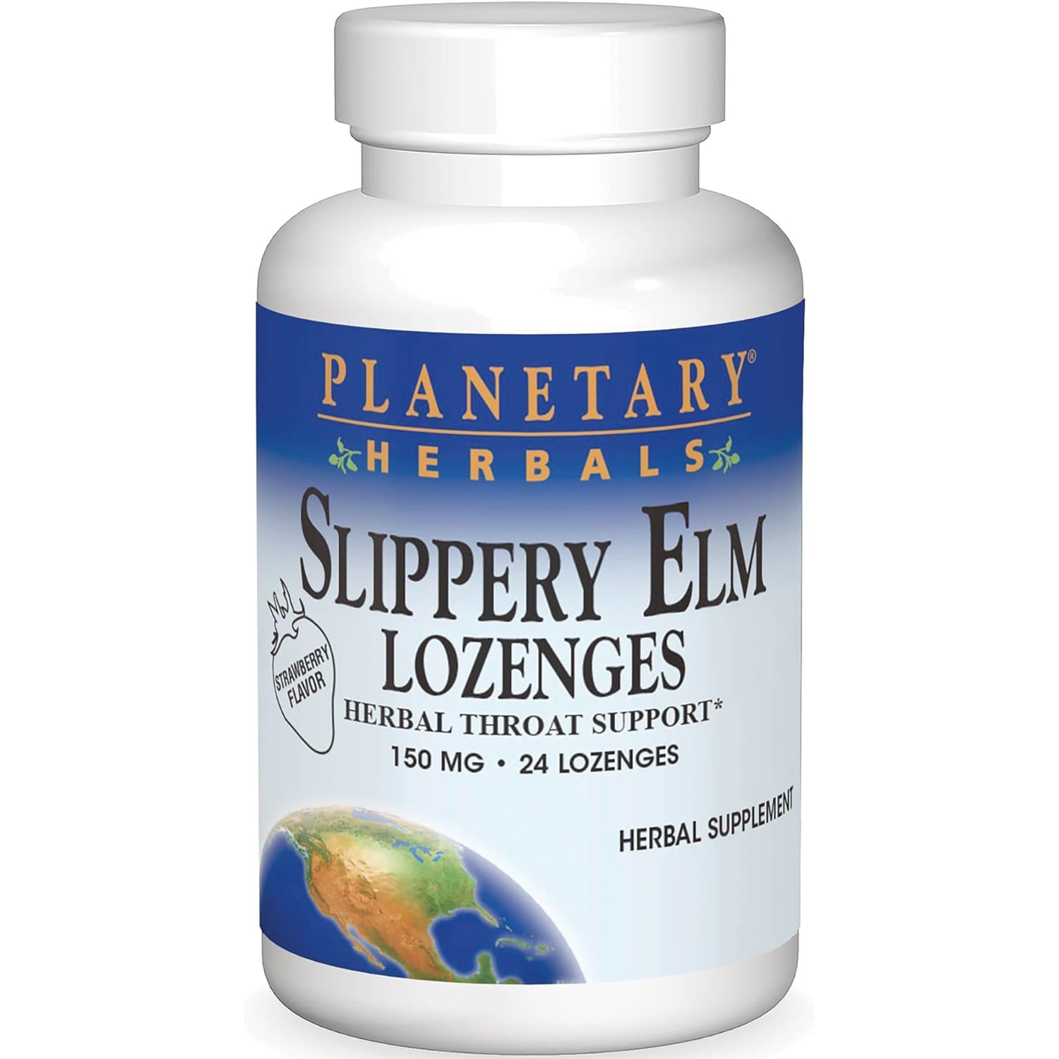 Slippery Elm Lozenges - Strawberry