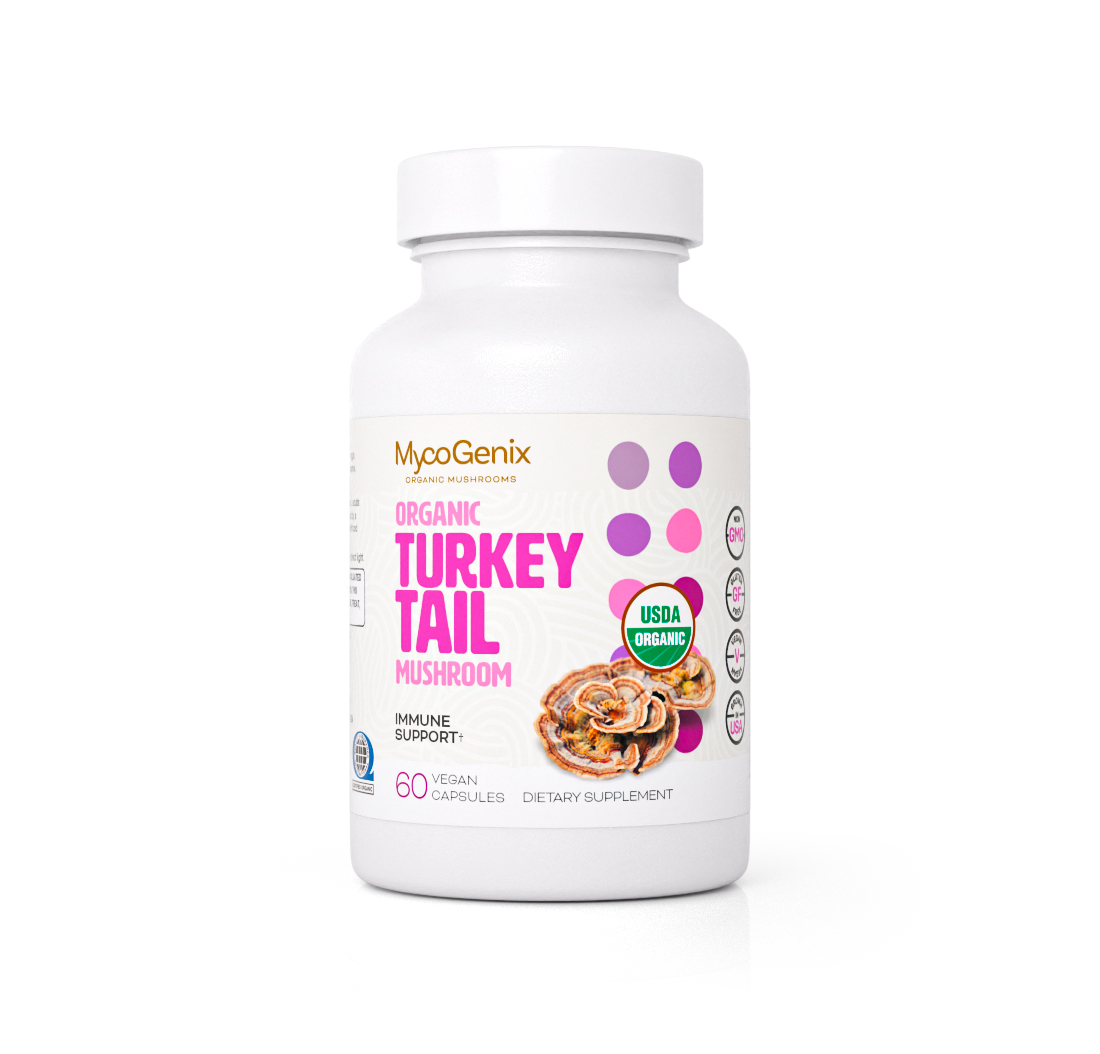 TURKEY TAIL MUSHROOM 1000mg 60 Vegan Capsules (Organic)