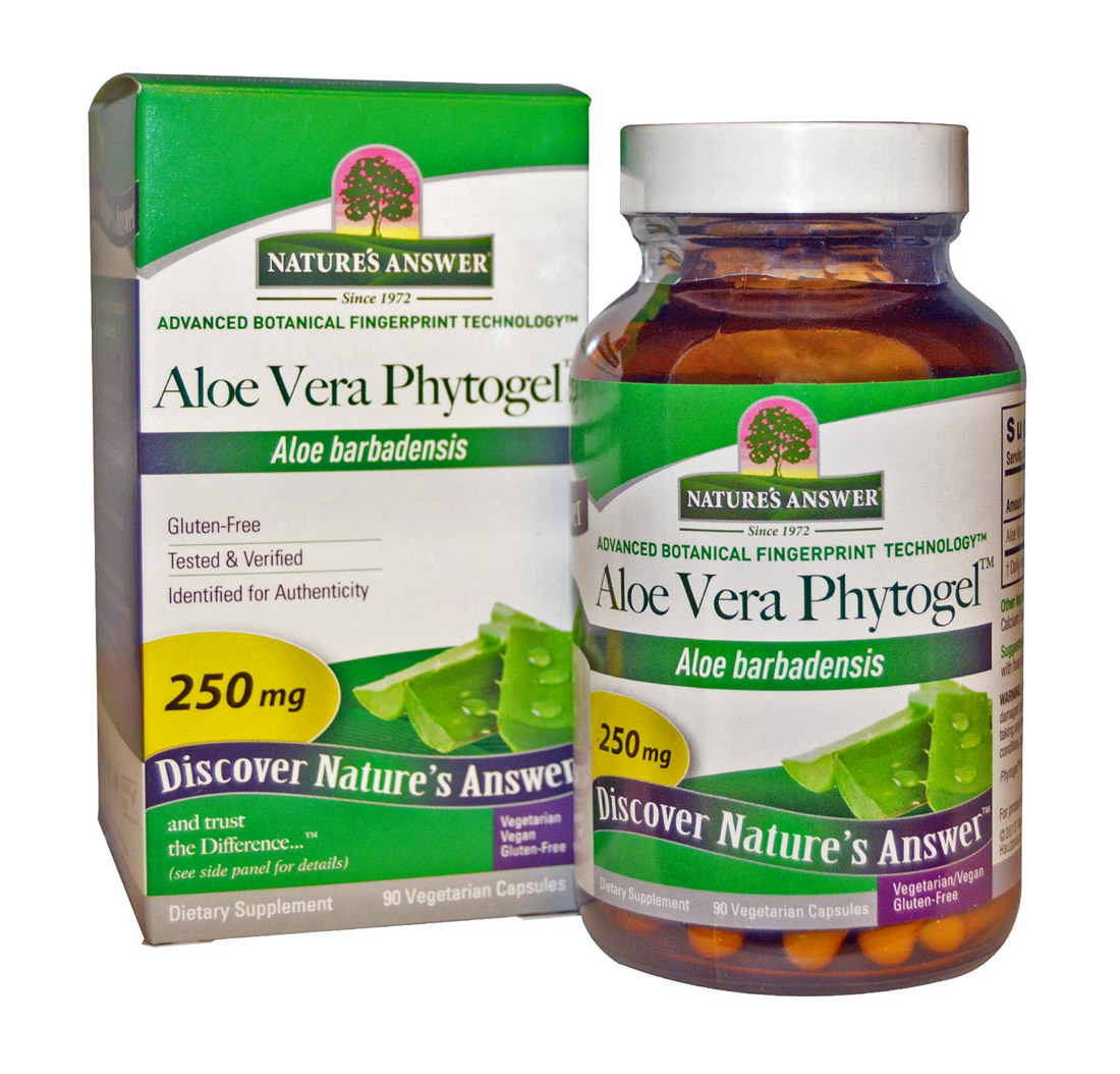 ALOE VERA PHYTOGEL 250mg 90 Capsules