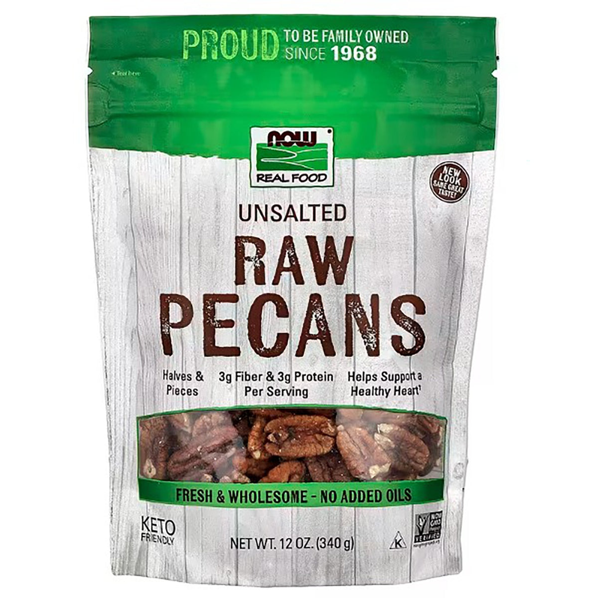 Raw Pecans Halves & Pieces - Unsalted