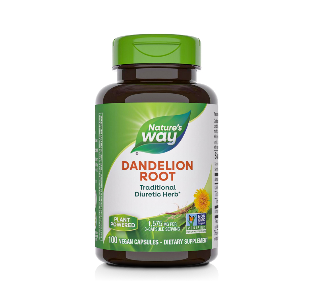 DANDELION ROOT 525mg 100 Vegetarian Capsules