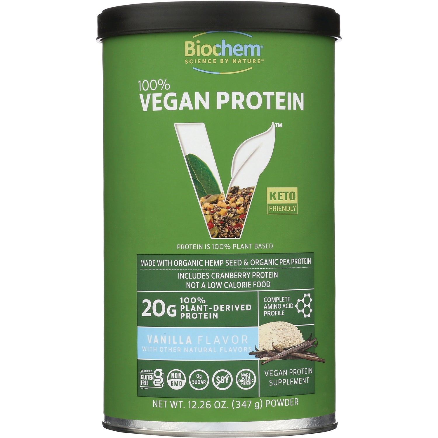 100% Vegan Protein Powder - Vanilla