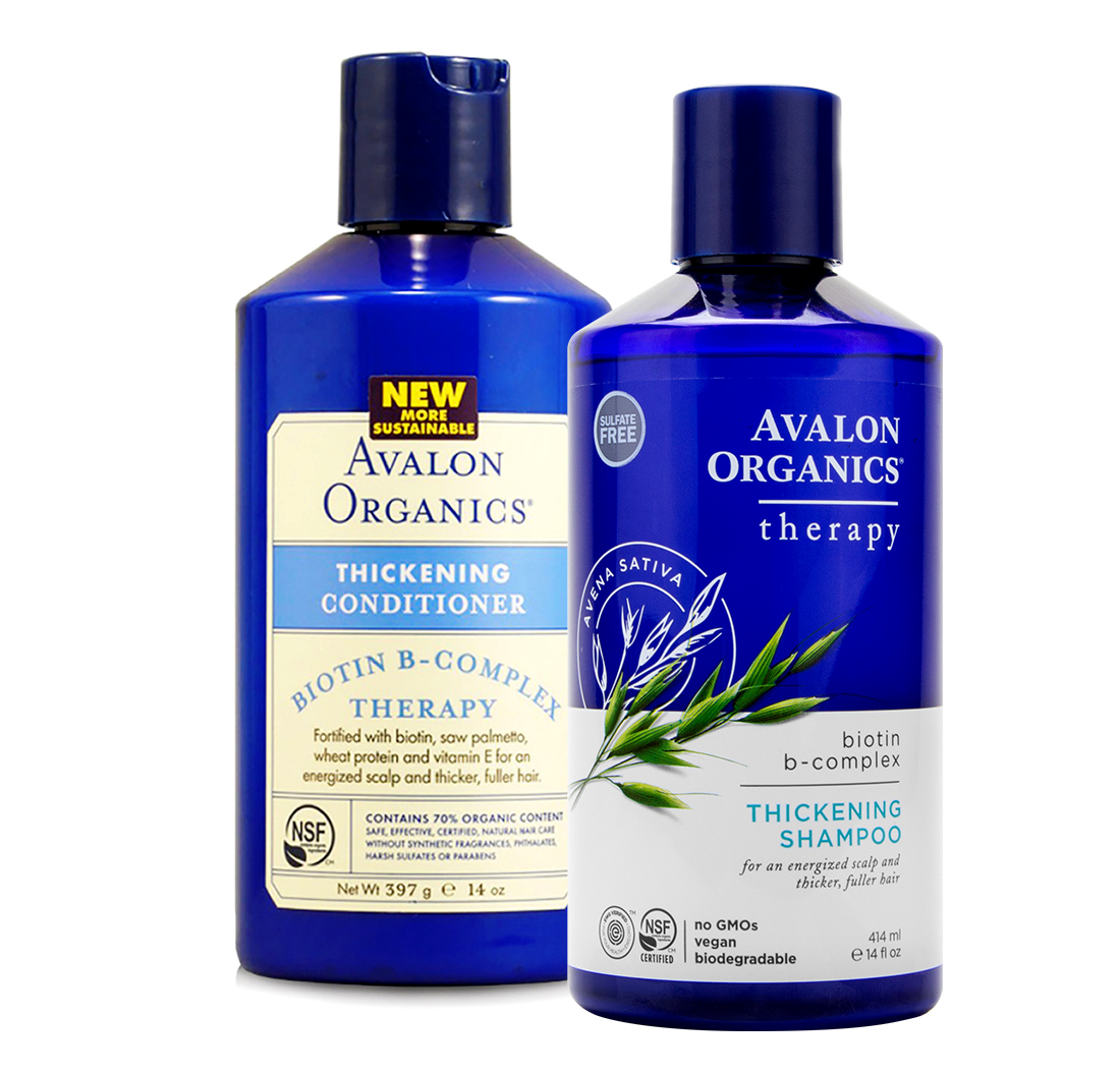 BIOTIN B COMPLEX THICKENING SHAMPOO & CONDITIONER (Organic) VALUE PACK