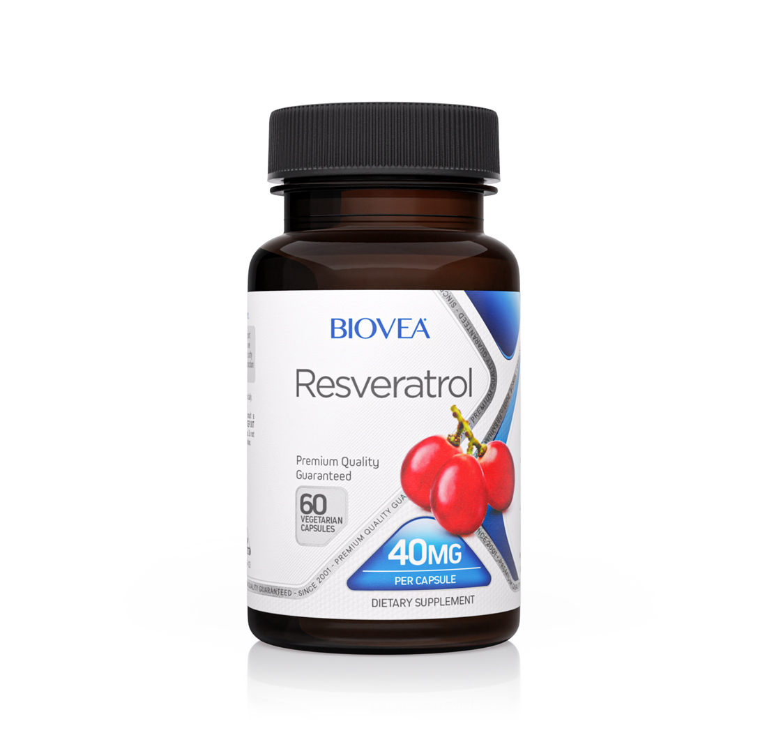 RESVERATROL 40mg 60 Capsules