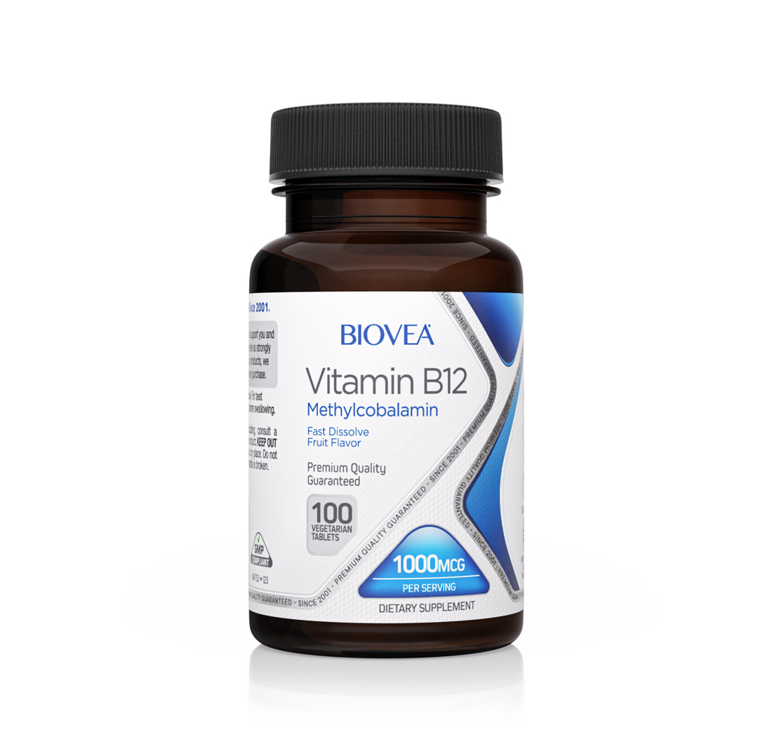 VITAMIN B12 (Methylcobalamin) 1000mcg 100 Fast Dissolve Tablets