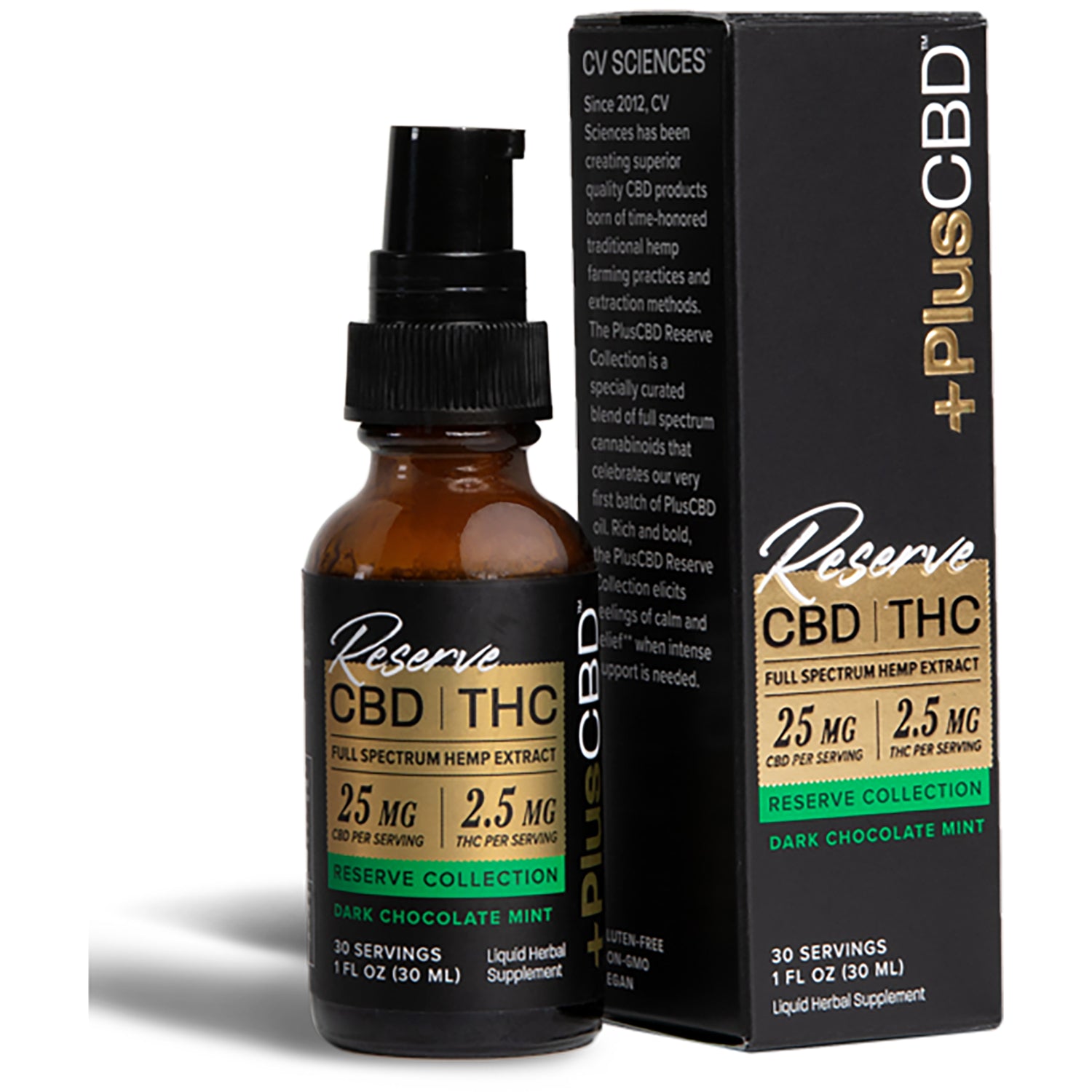 Reserve CBD Full Spectrum Hemp Extract - Dark Chocolate Mint
