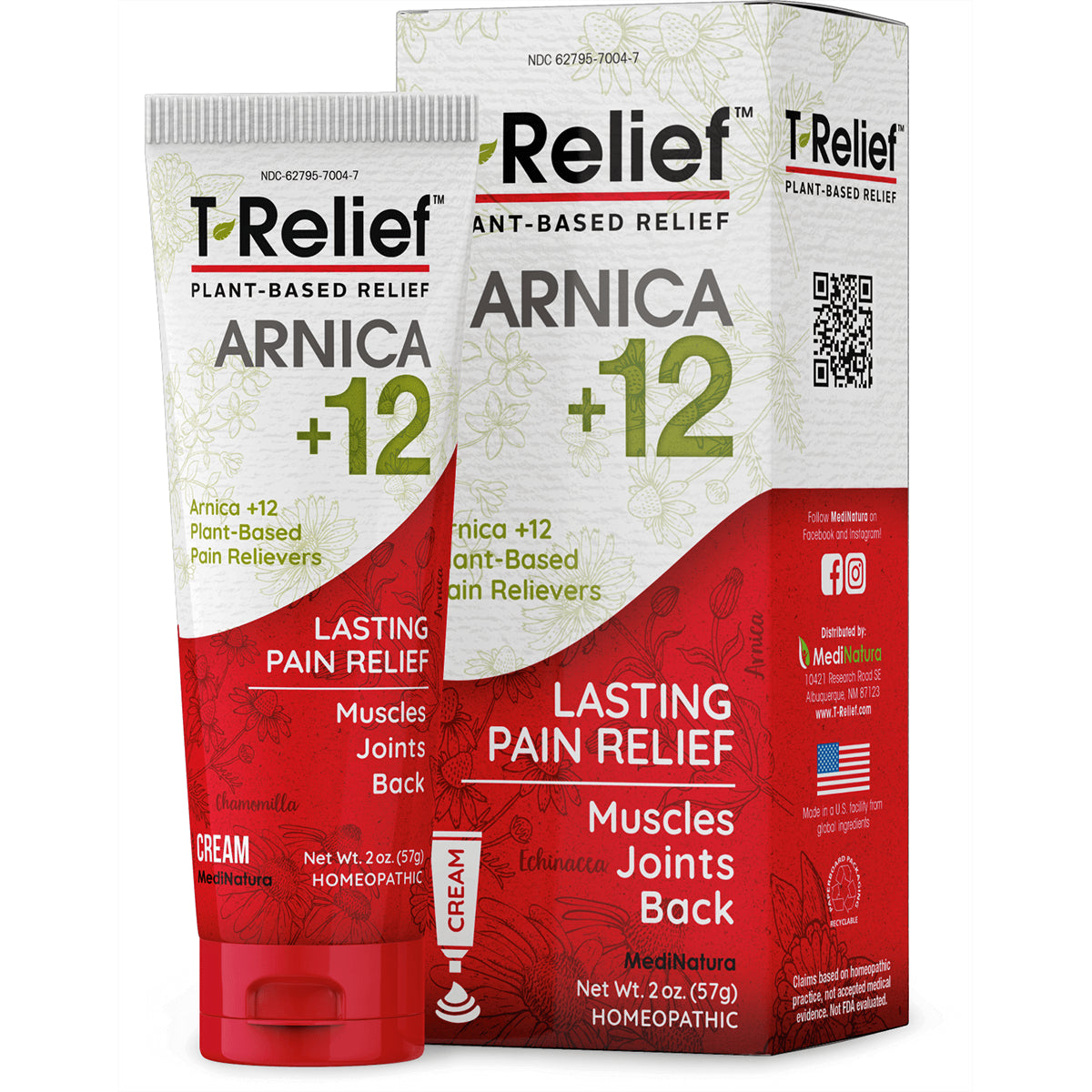 T-Relief Arnica +12 Lasting Pain Relief