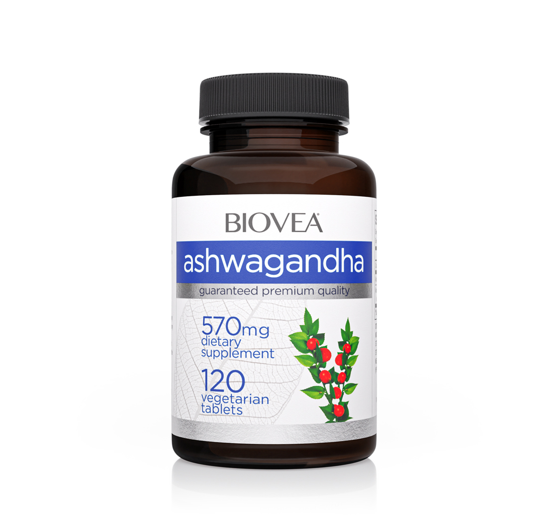 ASHWAGANDHA 570mg 120 Vegetarian Tablets