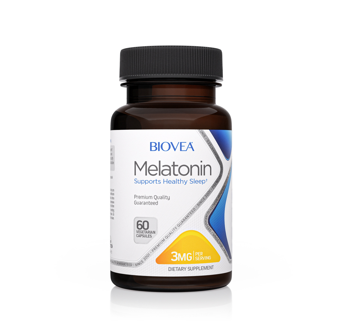 MELATONIN 3mg 60 Vegetarian Capsules