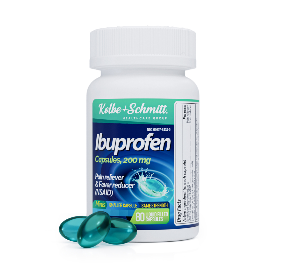 IBUPROFEN 200mg 80 Liquid Mini Capsules