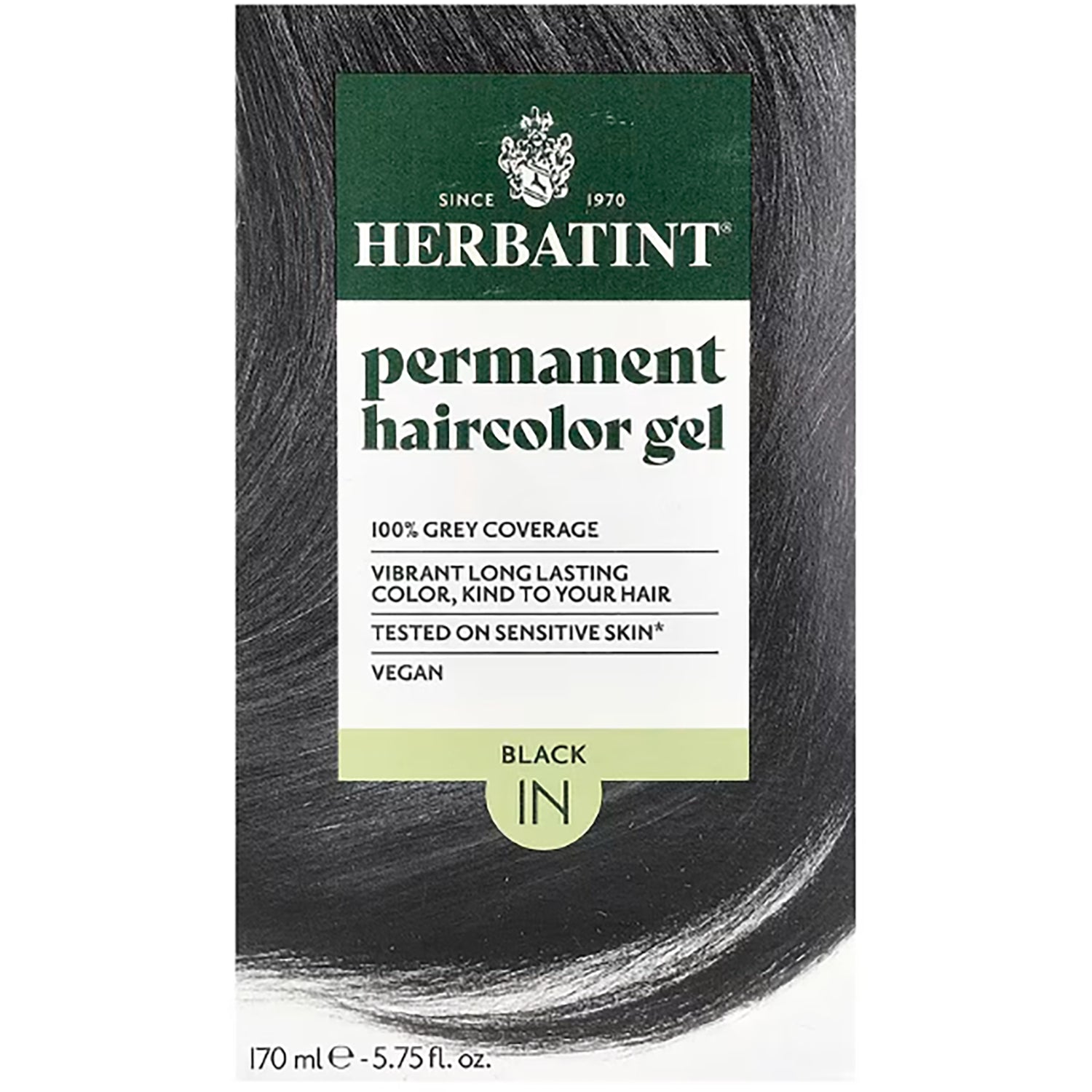 Permanent Haircolor Gel 1N Black