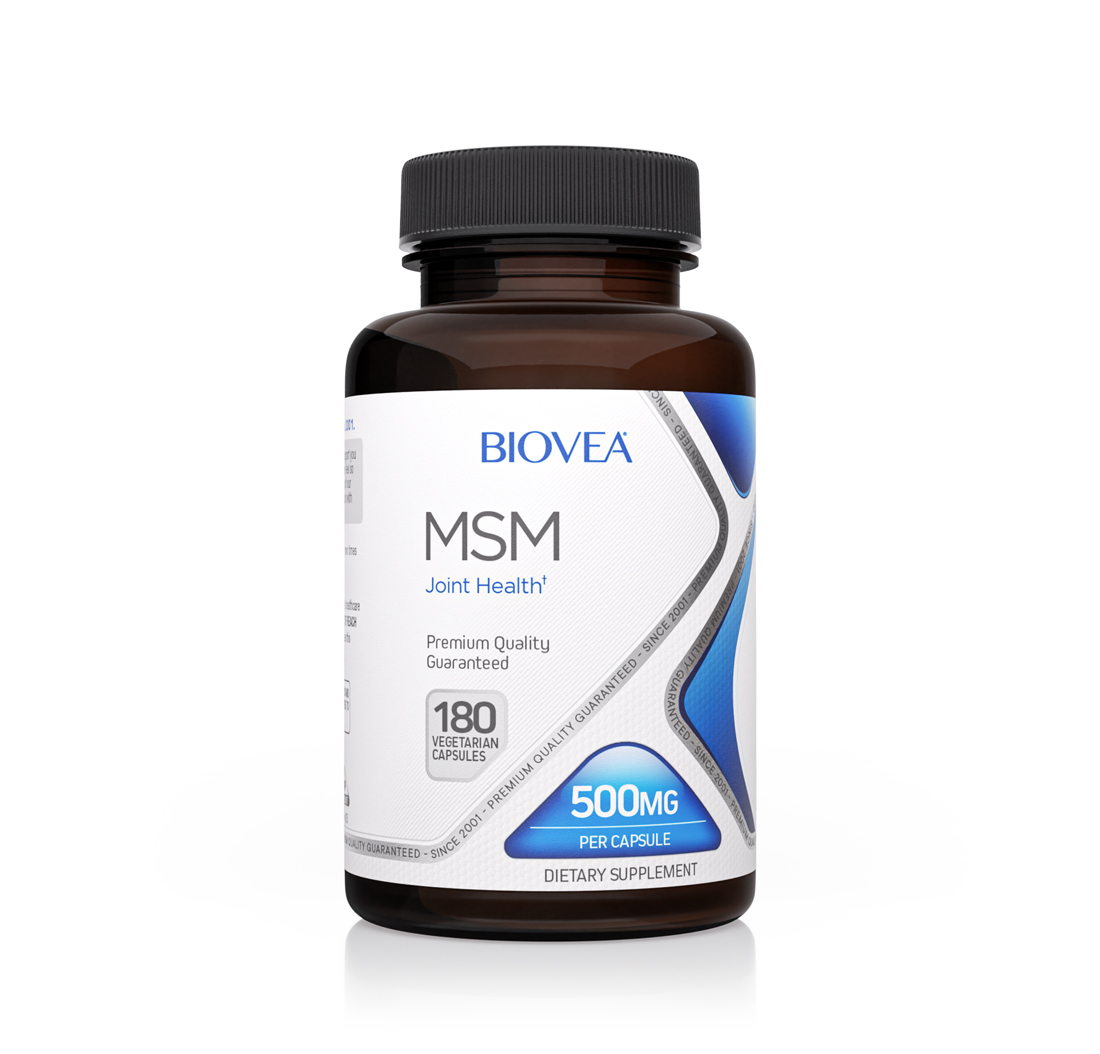 MSM 500mg 180 Vegetarian Capsules