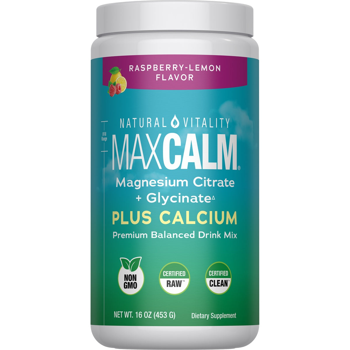 MaxCalm Plus Calcium - Raspberry Lemon