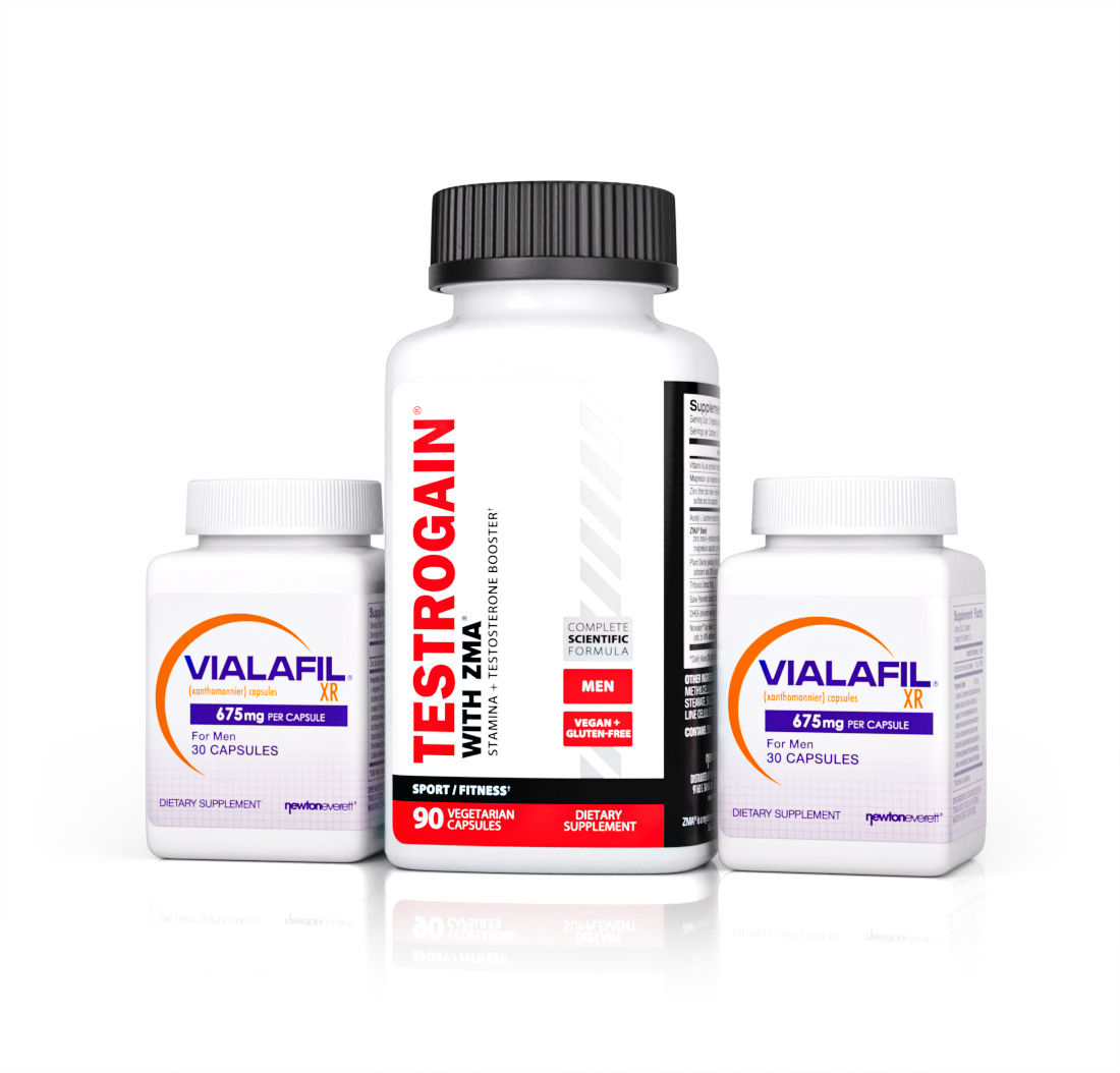TESTROGAIN (With ZMA) + 2 FREE VIALAFIL XR VALUE PACK