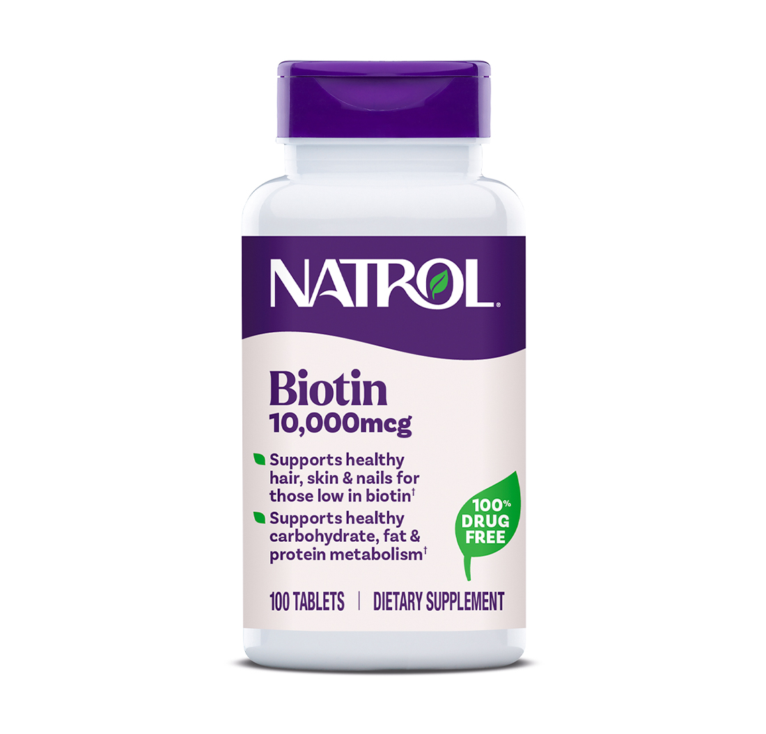 BIOTIN 10,000mcg 100 Tablets