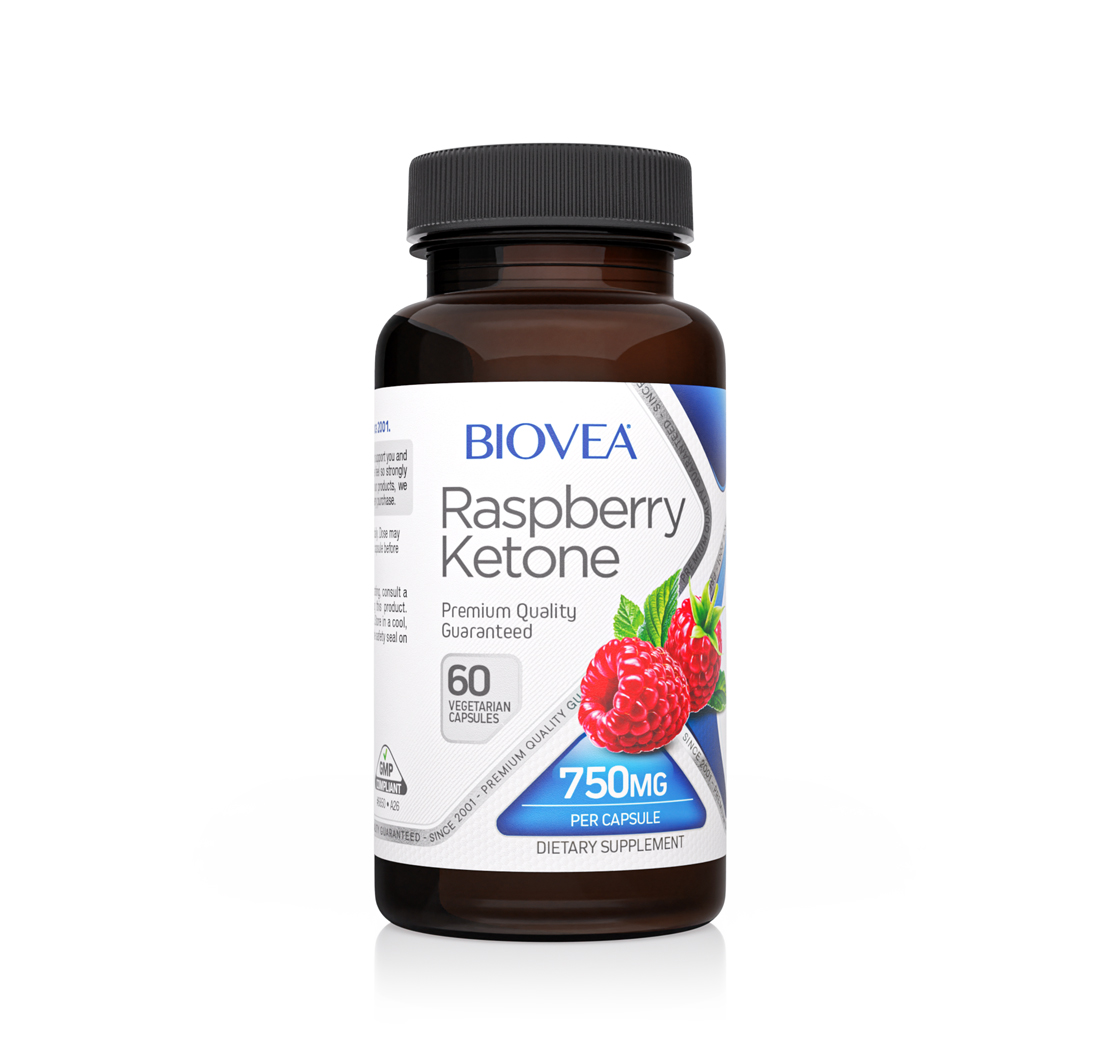 RASPBERRY KETONE 750mg 60 Vegetarian Capsules