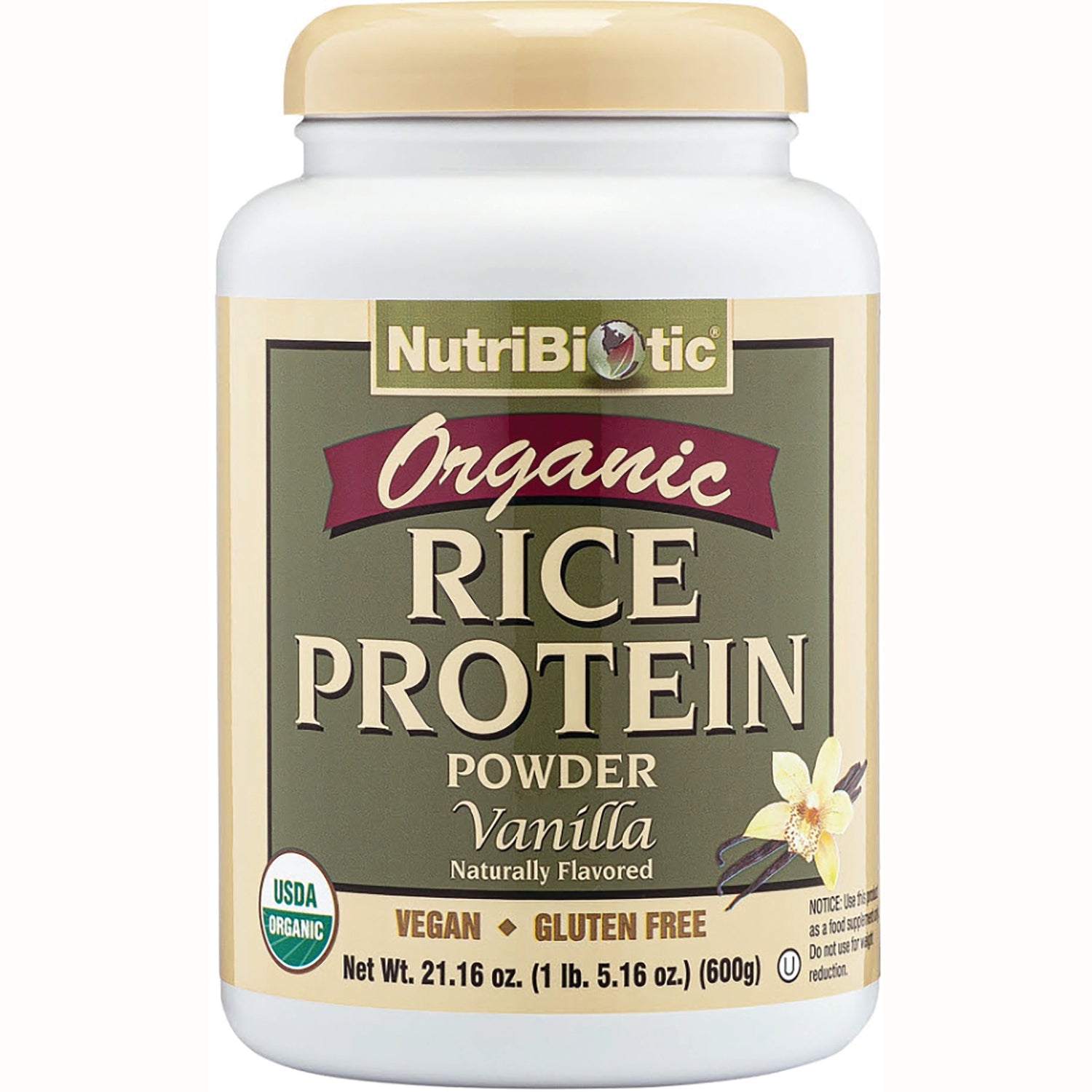 Organic Rice Protein Powder - Vanilla