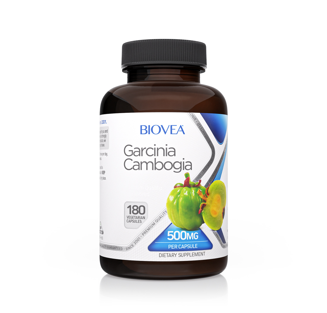 GARCINIA CAMBOGIA 500mg 180 Vegetarian Capsules