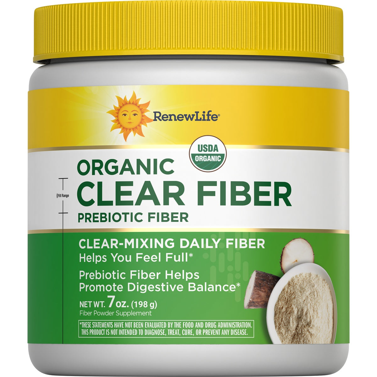 Organic Clear Fiber Prebiotic Fiber