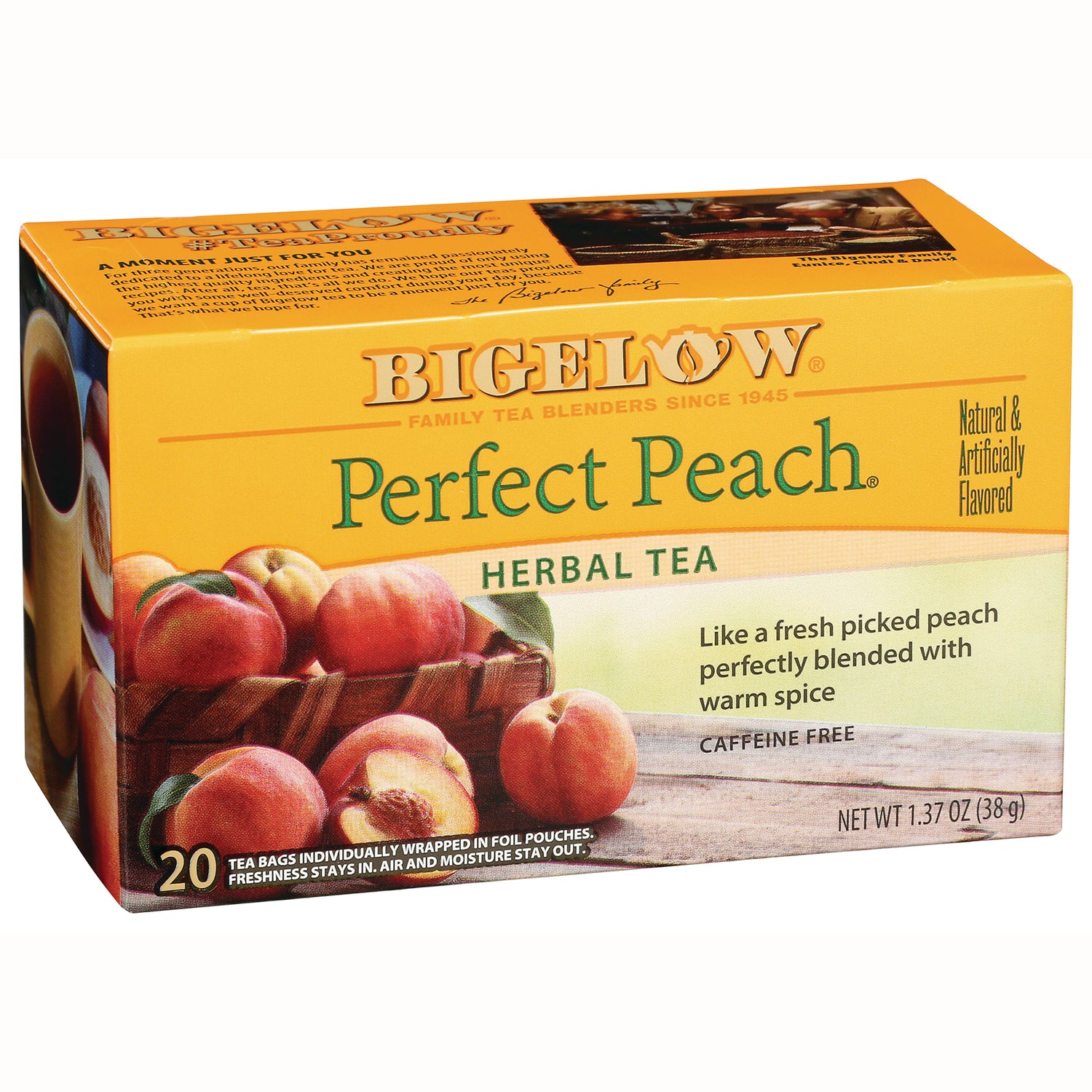 Perfect Peach Herbal Tea - Caffeine Free