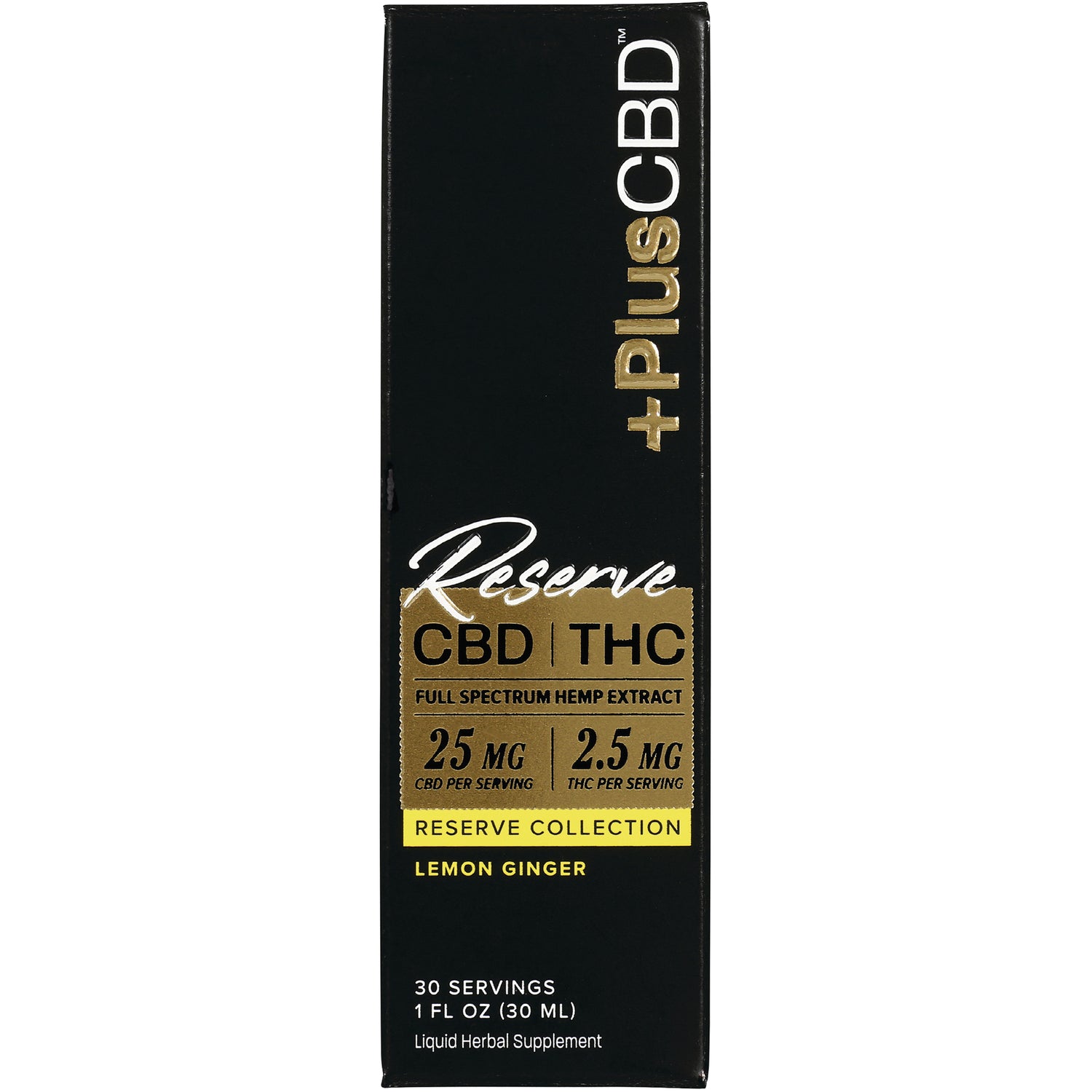 Reserve CBD Full Spectrum Hemp Extract - Lemon Ginger