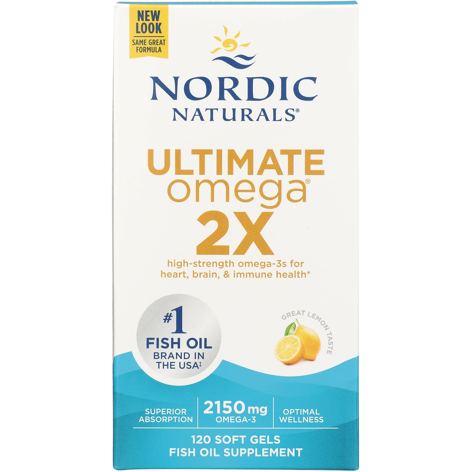 Ultimate Omega 2X - Lemon