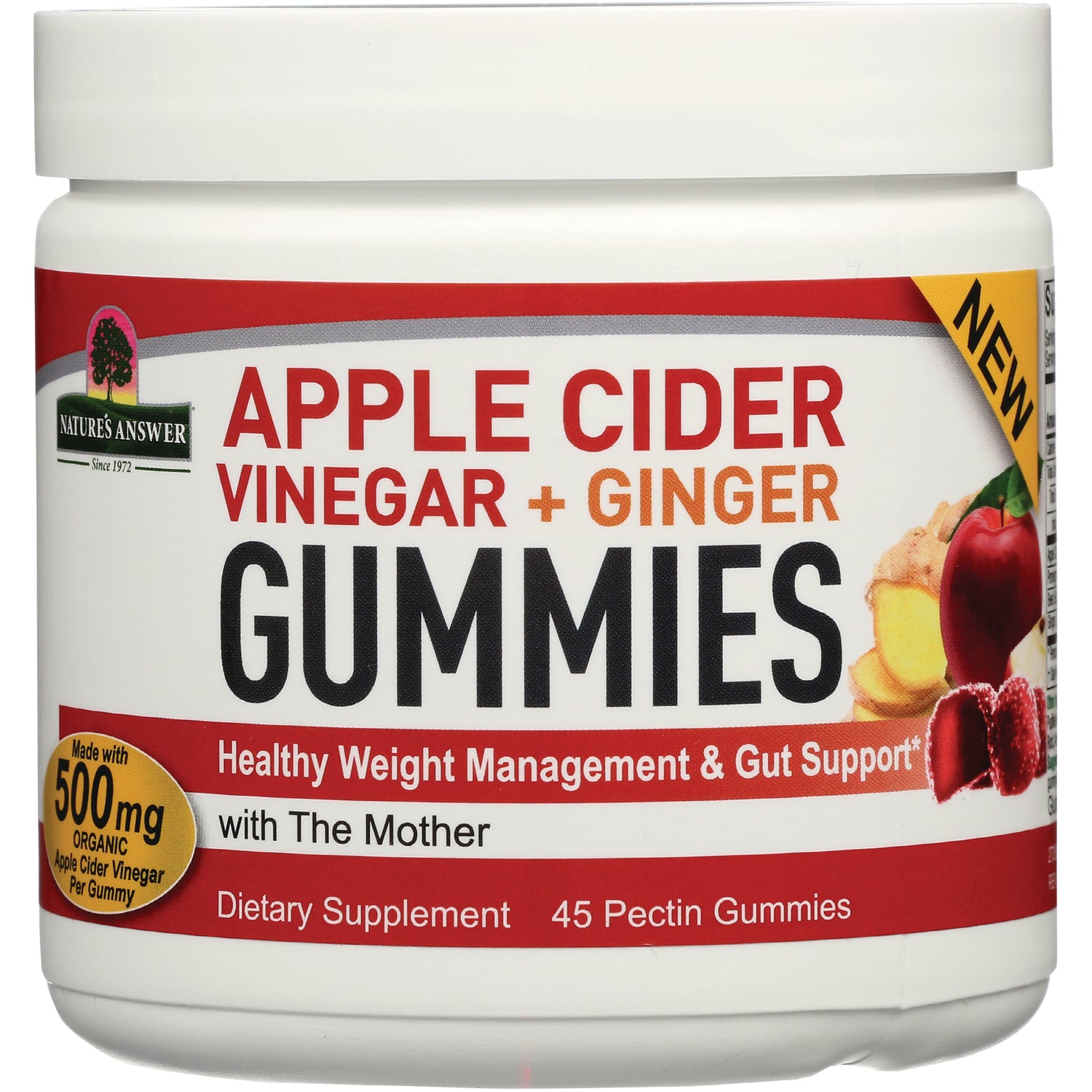 Apple Cider Vinegar+ Ginger Gummies