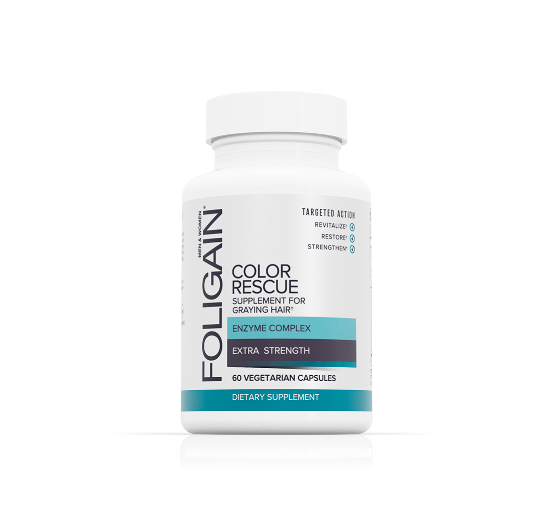 FOLIGAIN COLOR RESCUE SUPPLEMENT For Graying Hair 60 Capsules