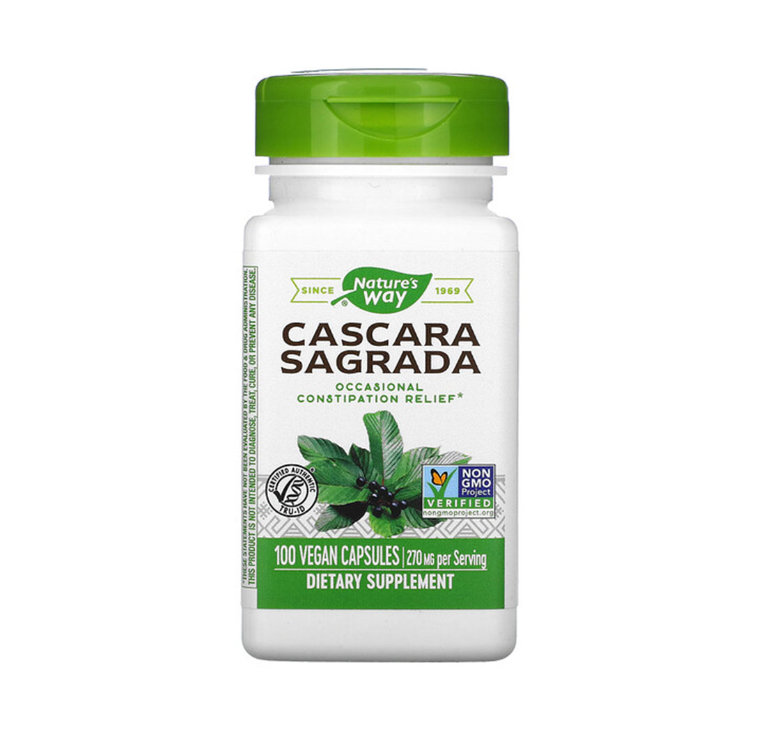 CASCARA SAGRADA BARK 425mg 100 Vegetarian Capsules