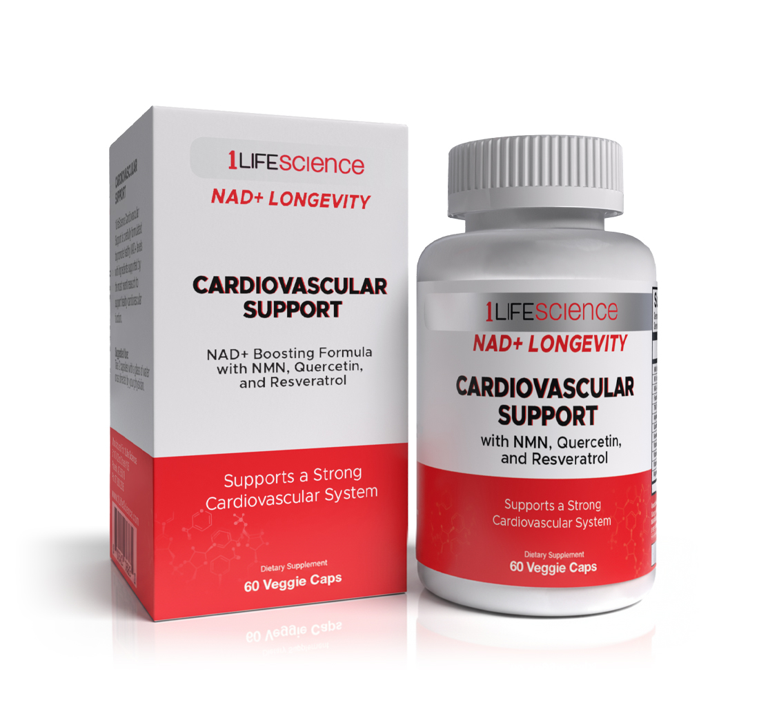 NAD+ LONGEVITY CARDIOVASCULAR SUPPORT 60 Vegetarian Capsules