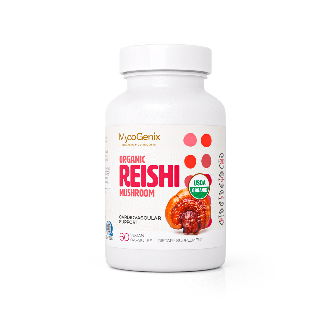 REISHI MUSHROOM 1000mg 60 Vegan Capsules (Organic)
