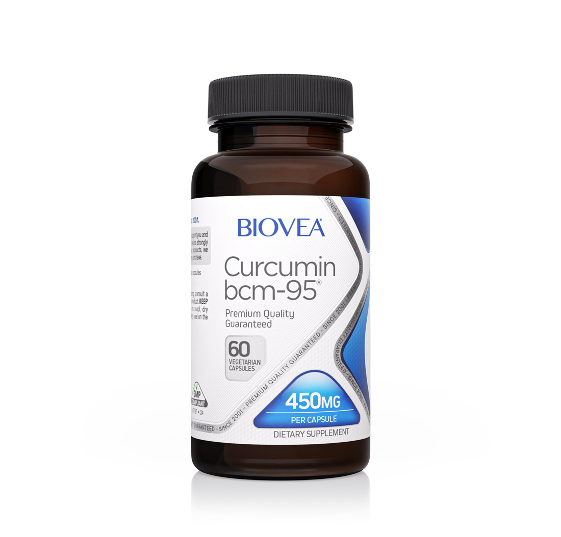 CURCUMIN BCM-95 Turmeric Extract 450mg 60 Vegetarian Capsules
