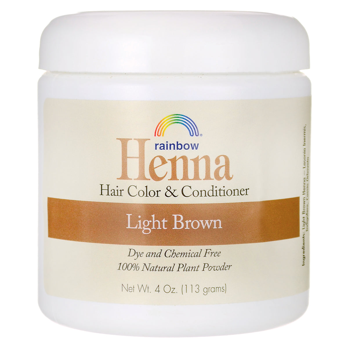 Henna Hair Color & Conditioner - Light Brown