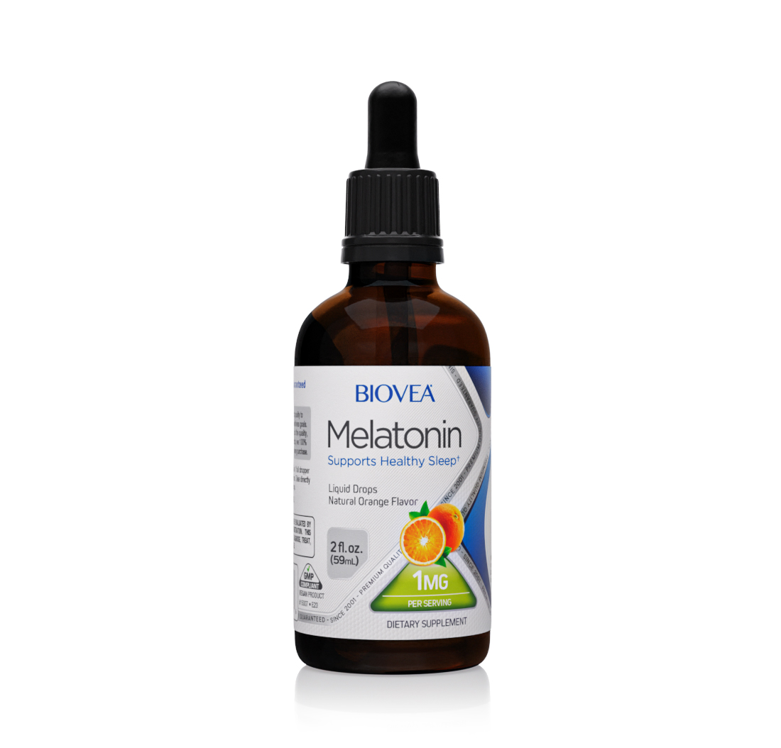 MELATONIN LIQUID 1mg (Orange) (2 fl oz ) 59ml