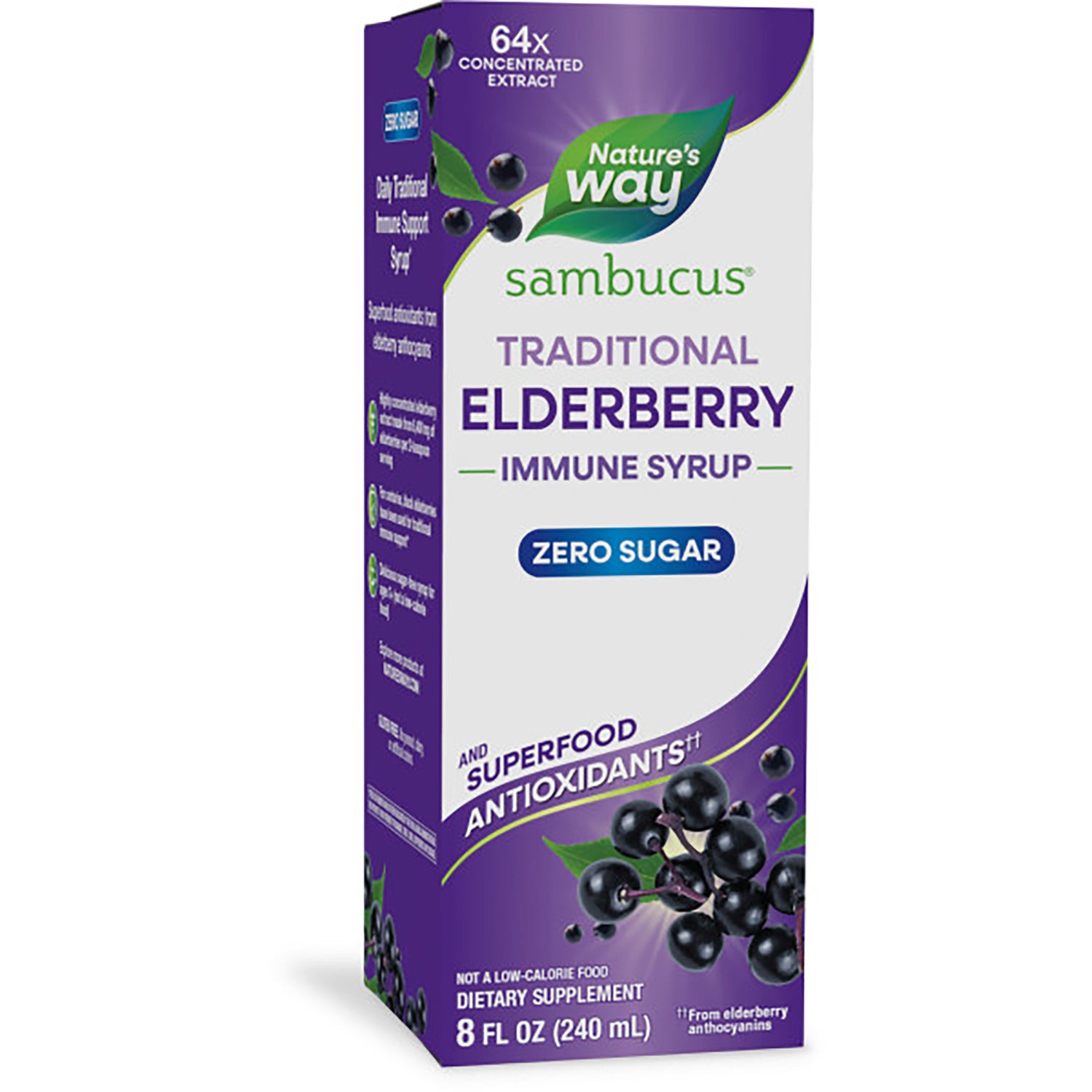 Sambucus Traditional Elderberry Immune Syrup - Zero Sugar