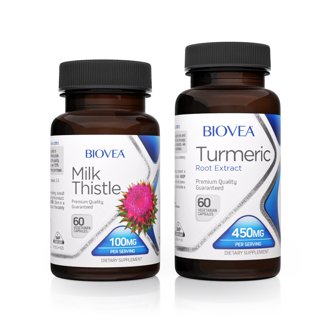 MILK THISTLE & TURMERIC (Curcuma) VALUE PACK