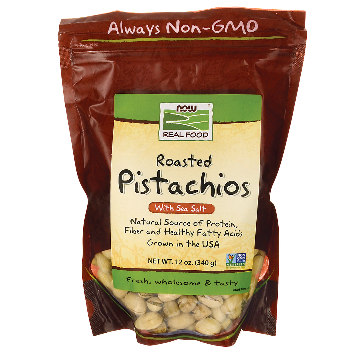 Roasted Pistachios With Sea Salt